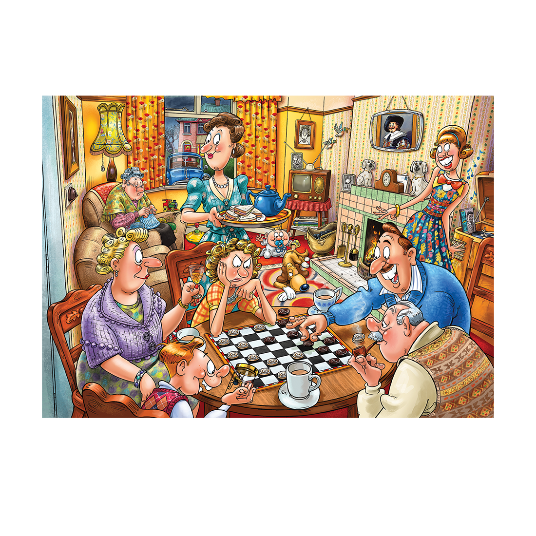 Wasgij Destiny 25 Games Night 1000pcs - product image - Jumboplay.com