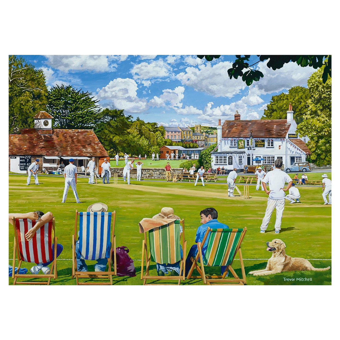 Falcon - The Village Sporting Greens (2x1000 pieces) - product image - Jumboplay.com