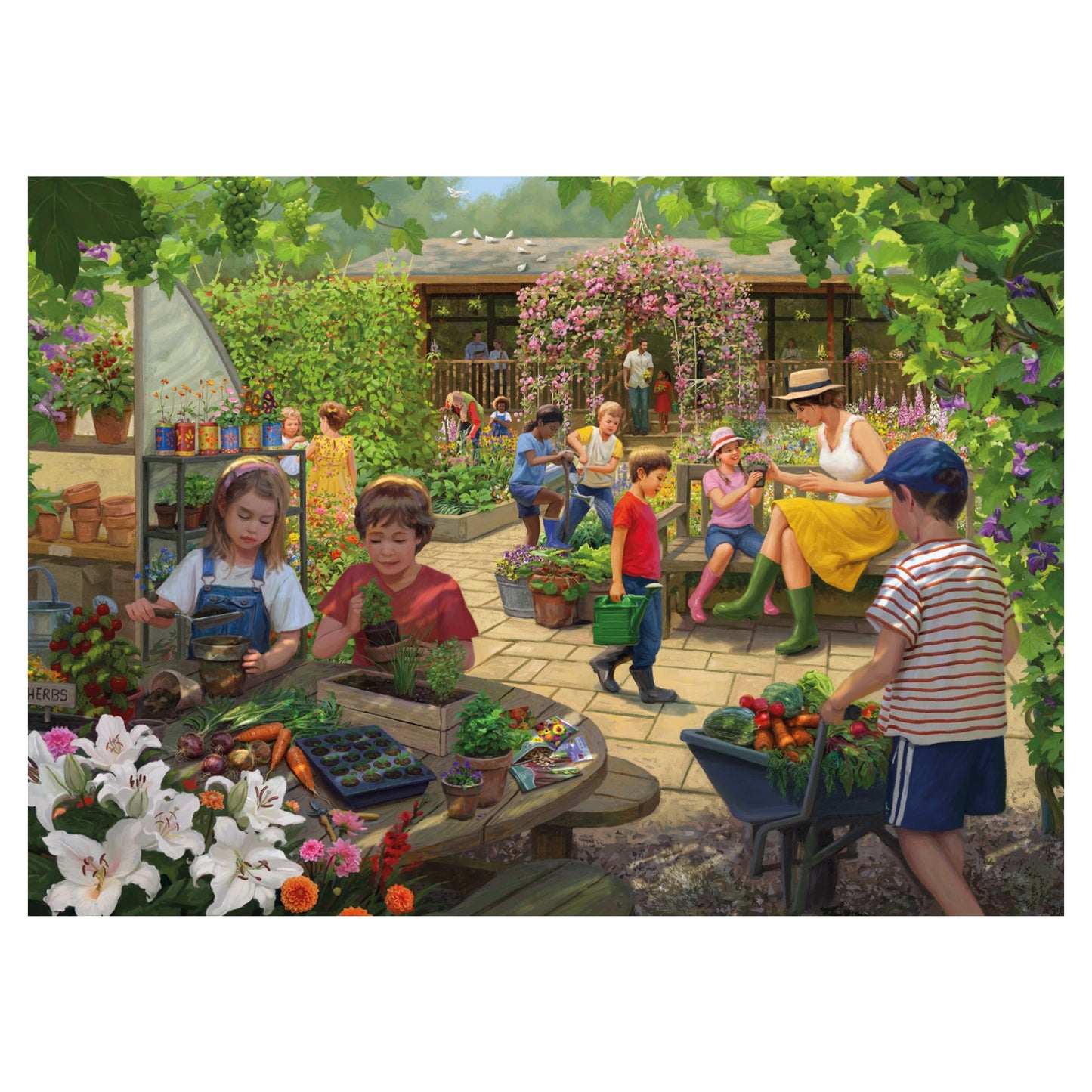 Falcon - The Vegetable Garden (1000 pieces) - product image - Jumboplay.com