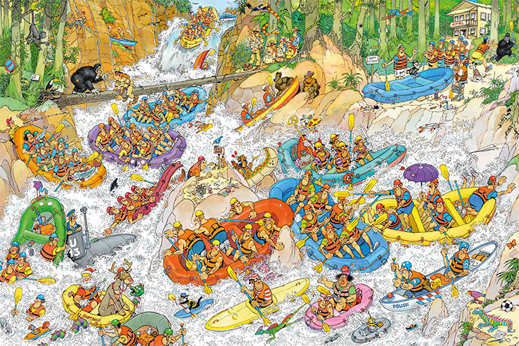 **Jan van Haasteren - Wild Water Rafting (1500 pieces)