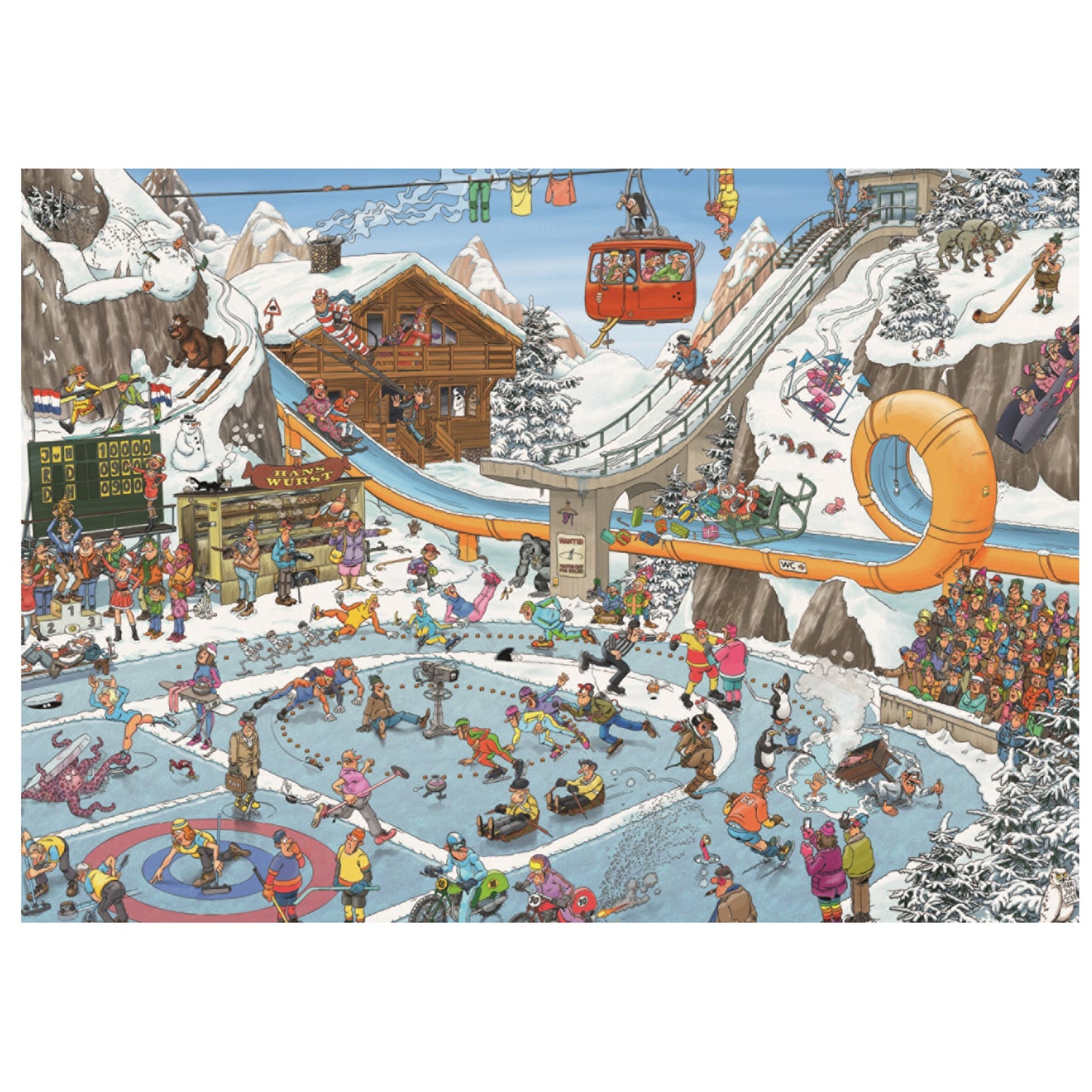 JvH The Winter Games (1000 pieces) - product image - Jumboplay.com