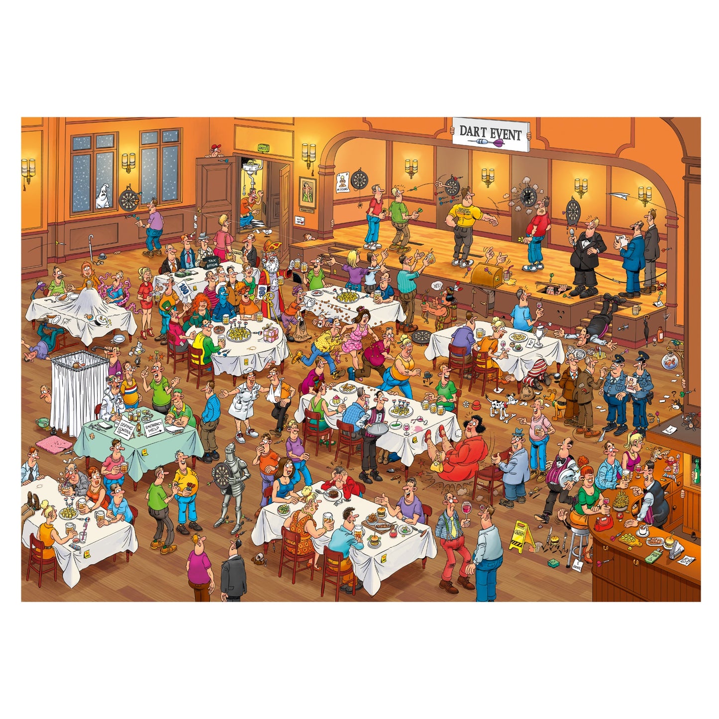 Jan van Haasteren - Darts (1000 pieces) - product image - Jumboplay.com