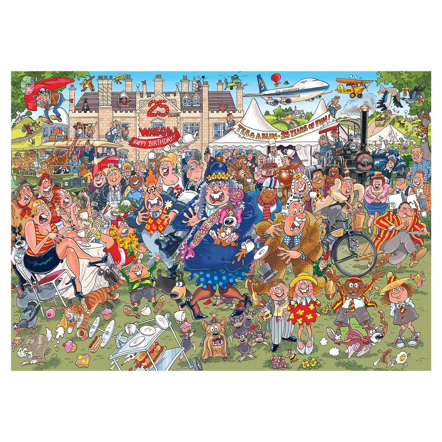Wasgij Original 40 25th Anniversary 2x1000pcs (1x 1000pcs for free) - product image - Jumboplay.com