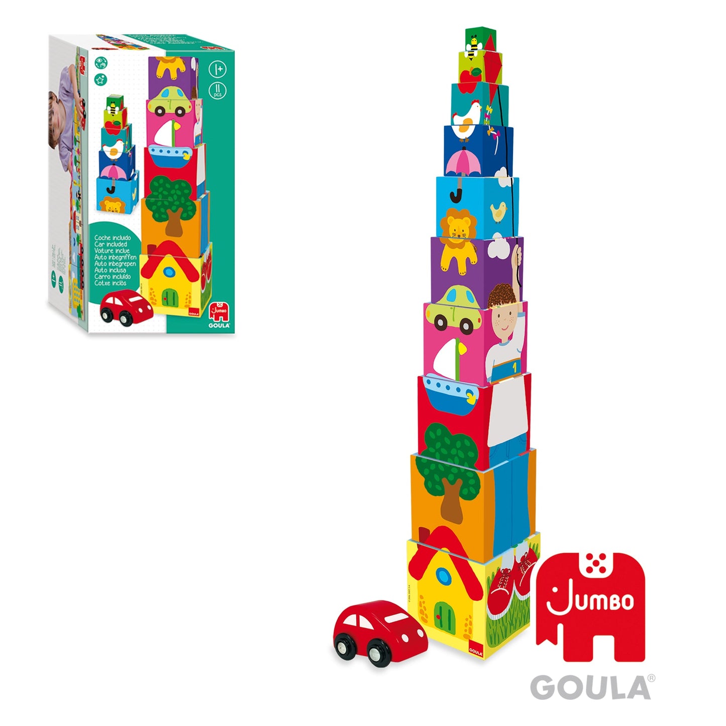 Scatola Costruzioni 25 pz. + Macchina - product image - Jumboplay.com