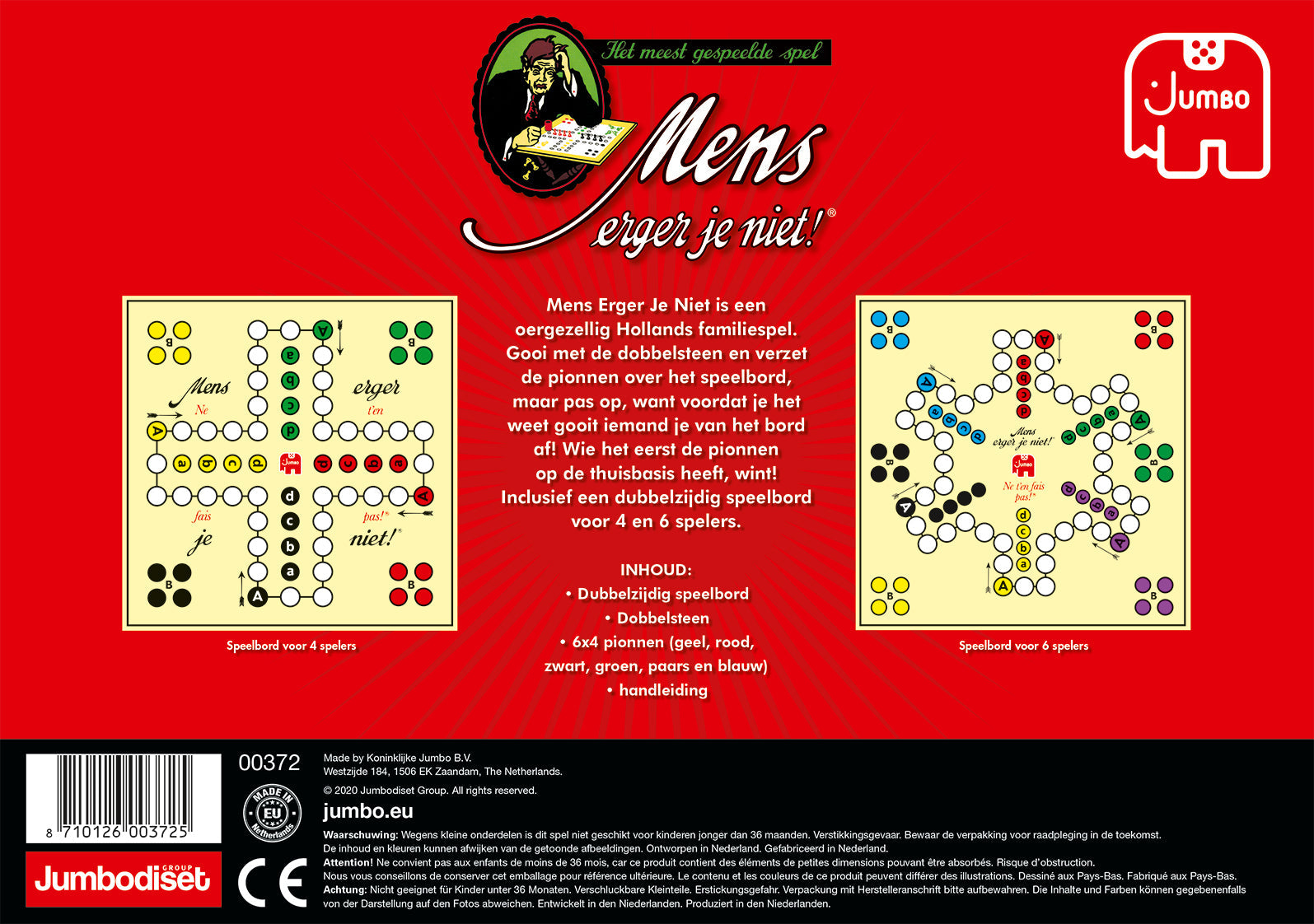 Mens erger je niet - product image - Jumboplay.com