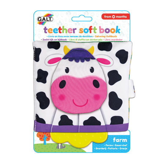 Teether Soft Book - Farm