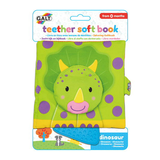 TEETHER SOFT BOOK  DINOSAUR