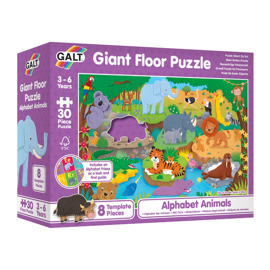 Giant Floor Puzzle: Alphabet Animals