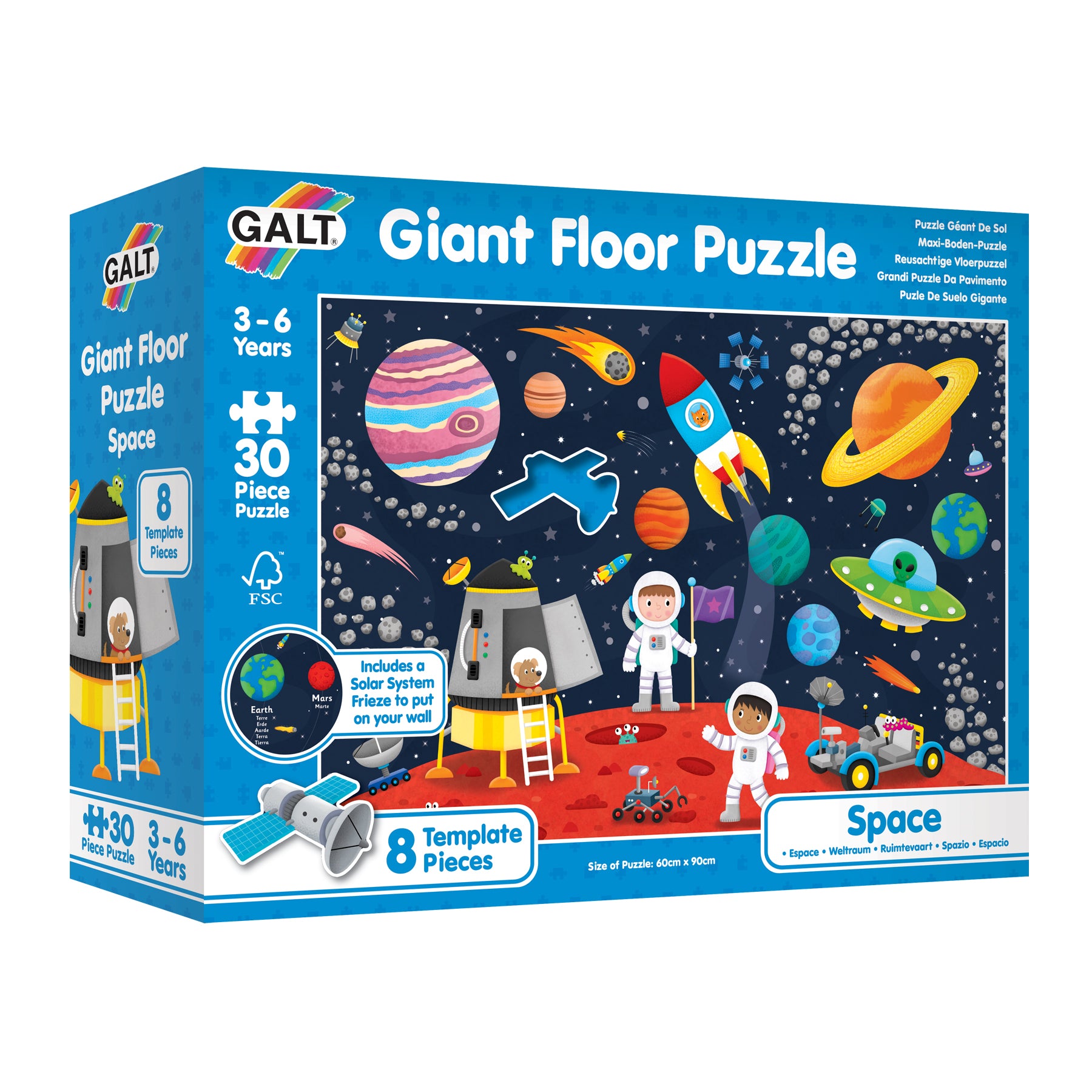 Giant Floor Puzzle: Space