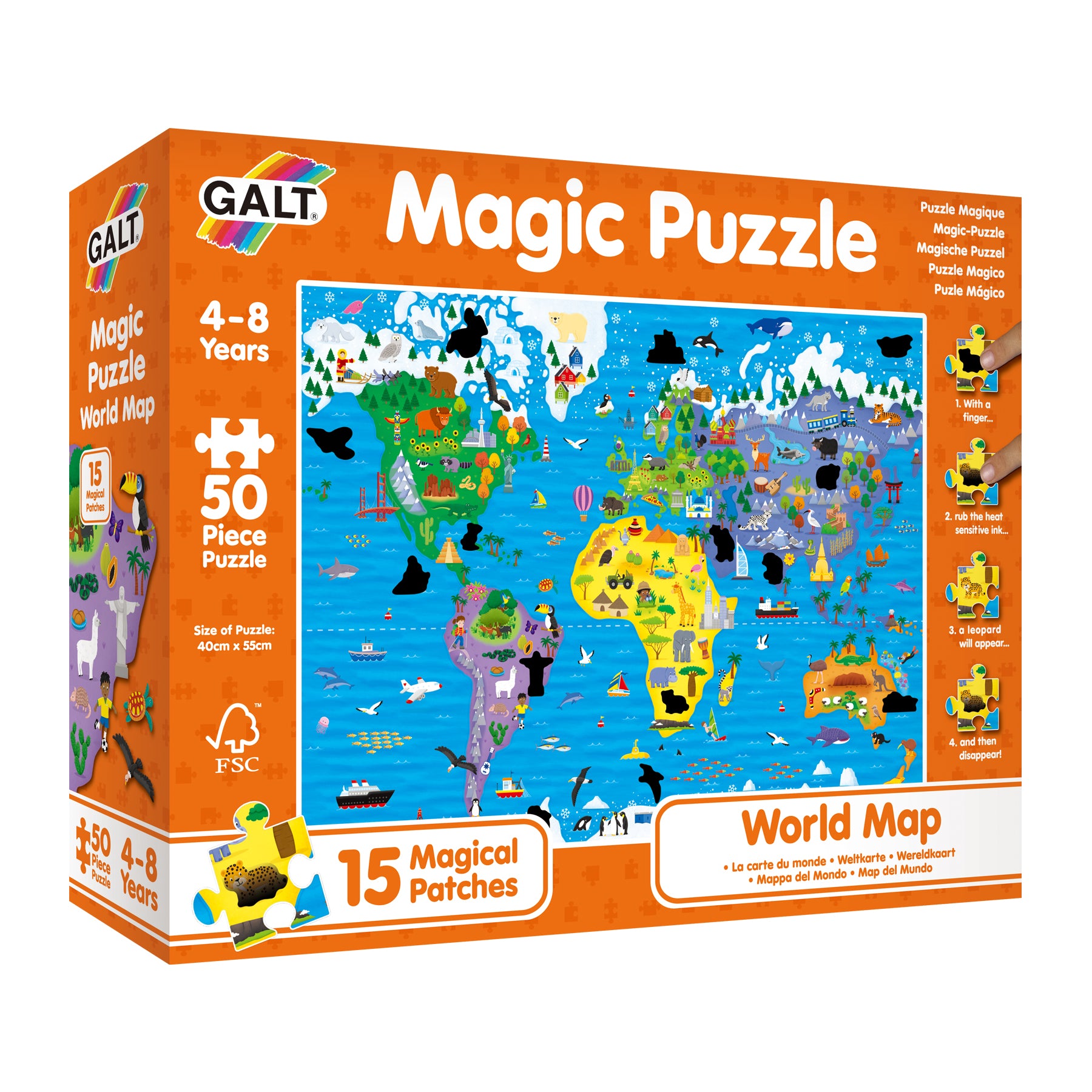 Magic Puzzle: World Map
