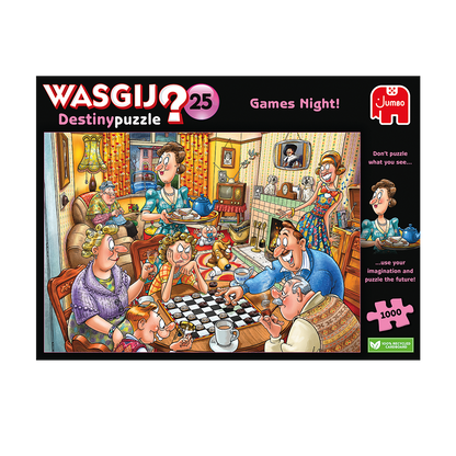 Wasgij Destiny 25 Games Night 1000pcs - product image - Jumboplay.com