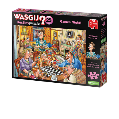 Wasgij Destiny 25 Games Night 1000pcs - product image - Jumboplay.com