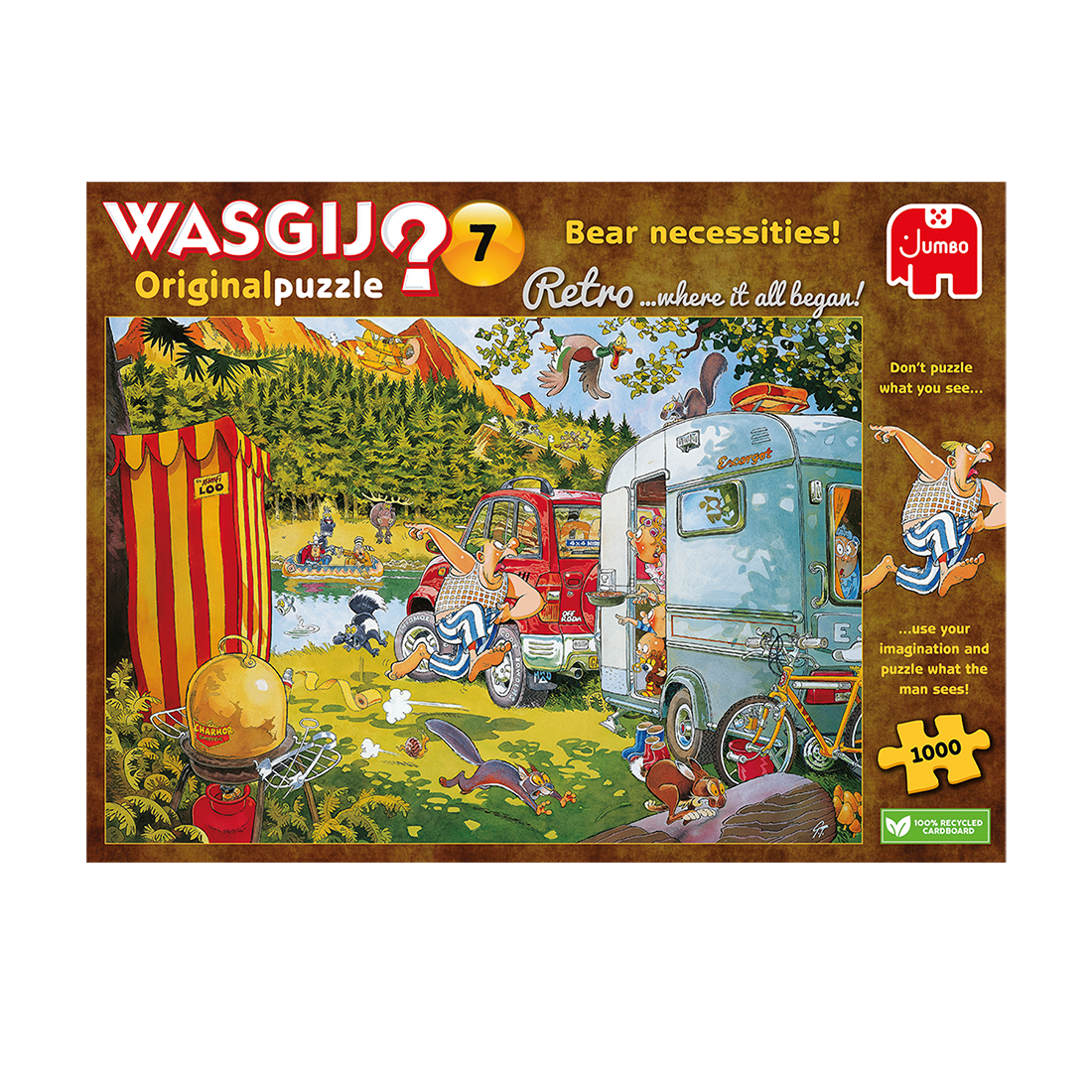 Wasgij Retro Original 7 Bear Necessities! 1000pcs - product image - Jumboplay.com