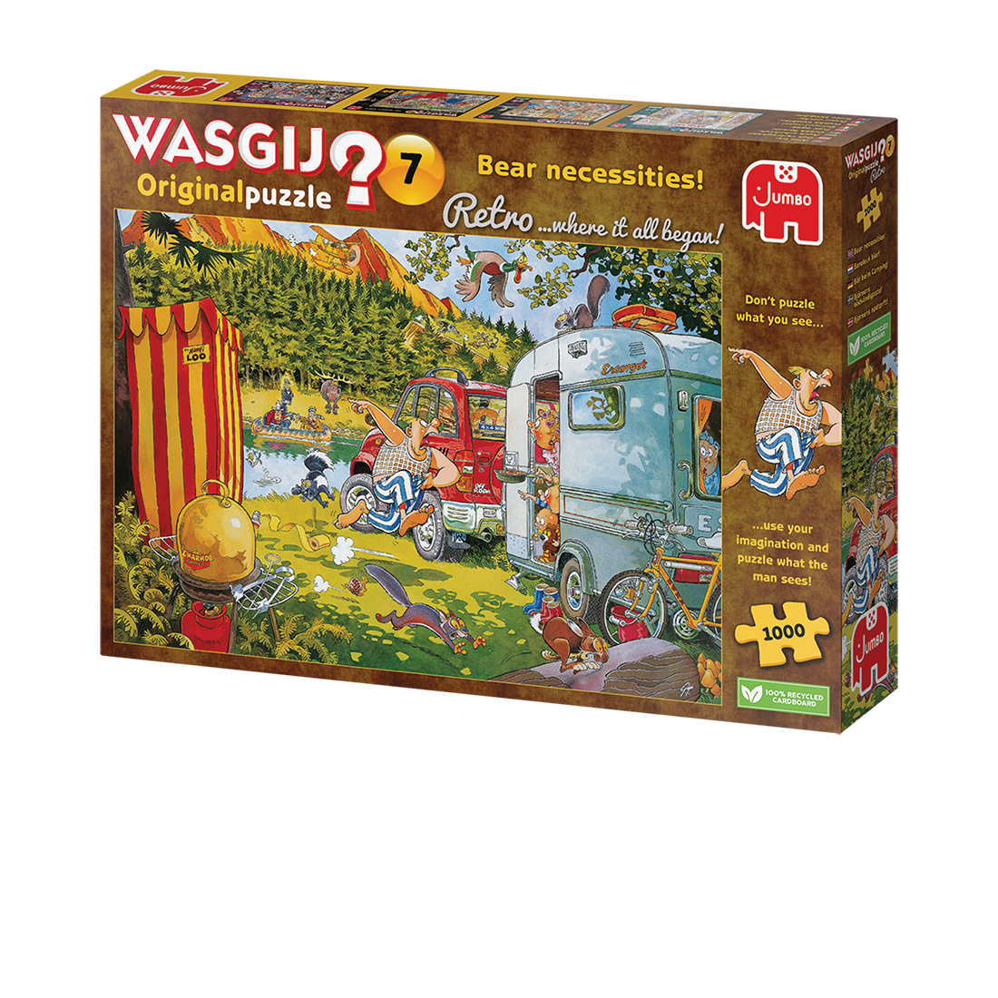 Wasgij Retro Original 7 Bear Necessities! 1000pcs - product image - Jumboplay.com