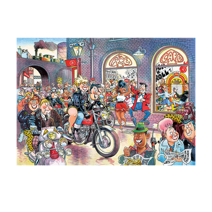 Wasgij Retro Destiny 7 Rock around the Clock! 1000pcs - product image - Jumboplay.com