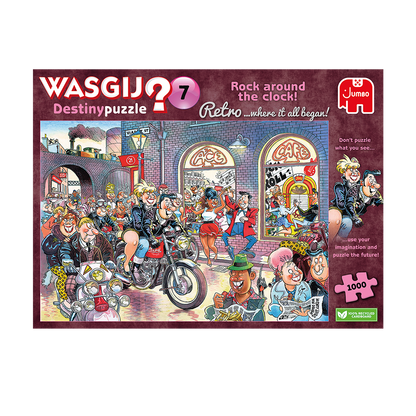 Wasgij Retro Destiny 7 Rock around the Clock! 1000pcs - product image - Jumboplay.com