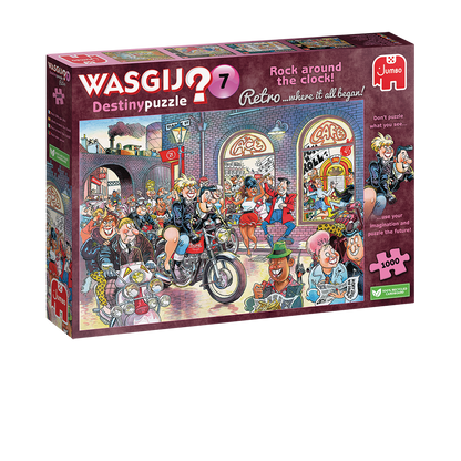 Wasgij Retro Destiny 7 Rock around the Clock! 1000pcs - product image - Jumboplay.com
