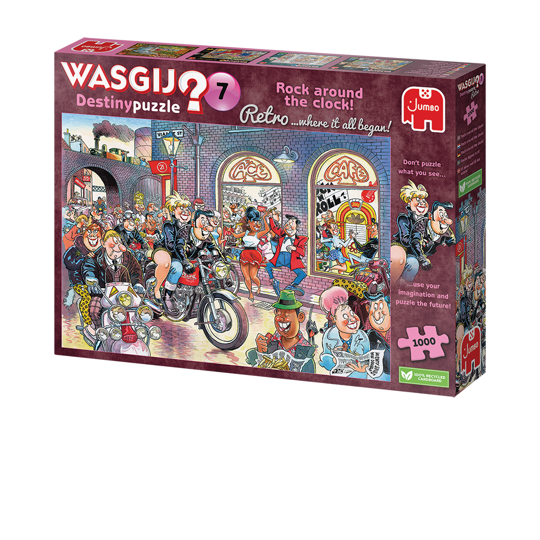 Wasgij Retro Destiny 7 Rock around the Clock! 1000pcs - product image - Jumboplay.com