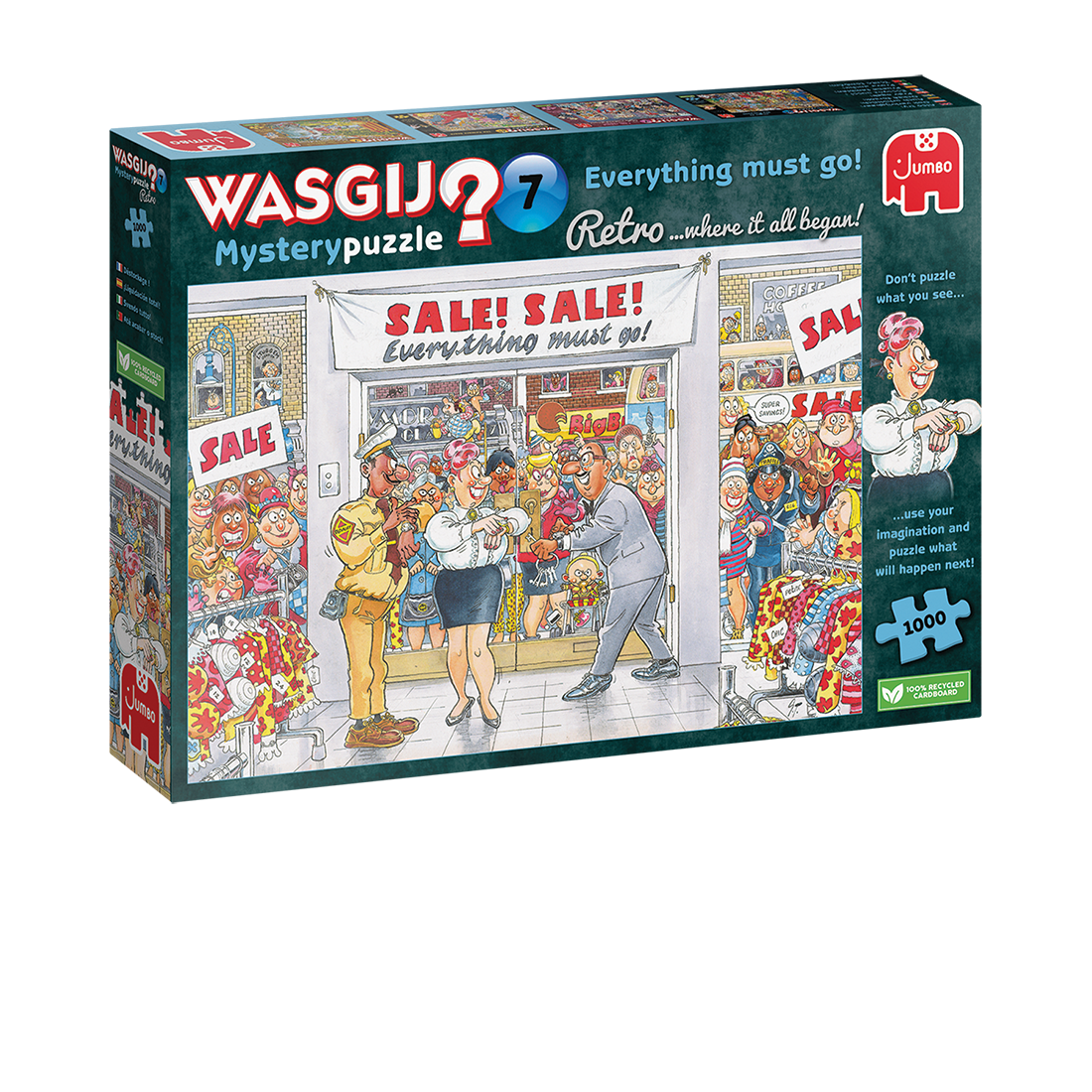 Wasgij Retro Mystery 7 Everything Must Go! 1000pcs - product image - Jumboplay.com