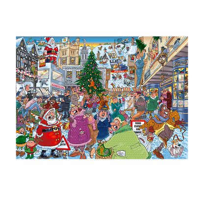 Wasgij Christmas 19 Santa Dash! 2x1000pcs (1 puzzle for free) - product image - Jumboplay.com
