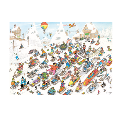 JvH It's all going downhill 1000pcs - product image - Jumboplay.com