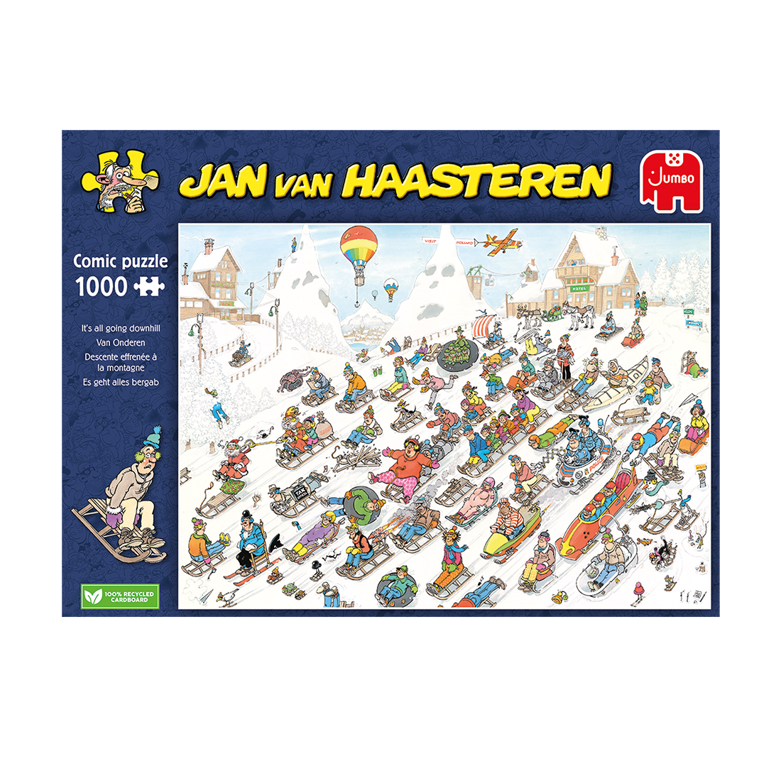 JvH It's all going downhill 1000pcs - product image - Jumboplay.com