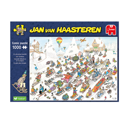 JvH It's all going downhill 1000pcs - product image - Jumboplay.com