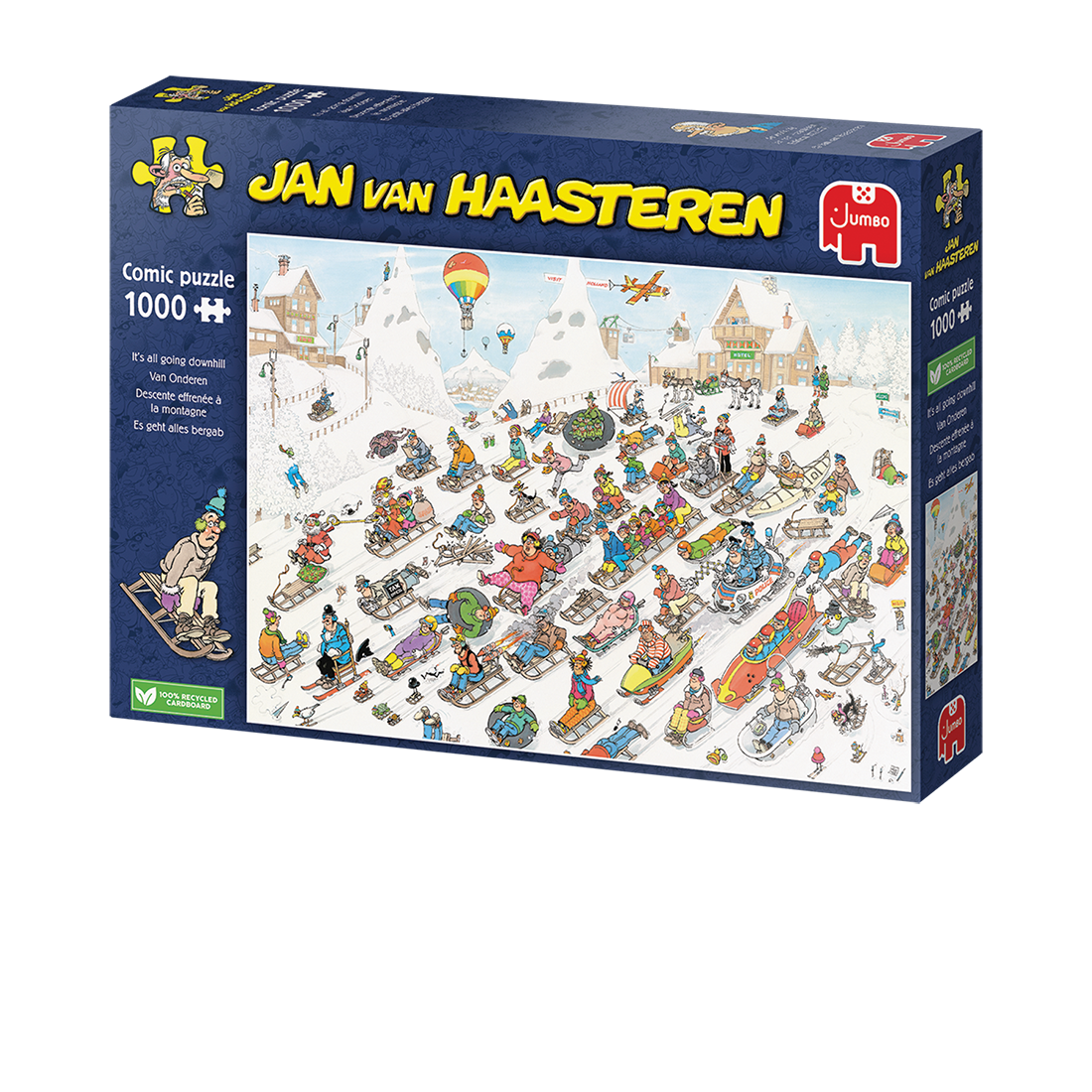 JvH It's all going downhill 1000pcs - product image - Jumboplay.com