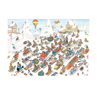 JvH It's all going downhill 2000pcs - product image - Jumboplay.com