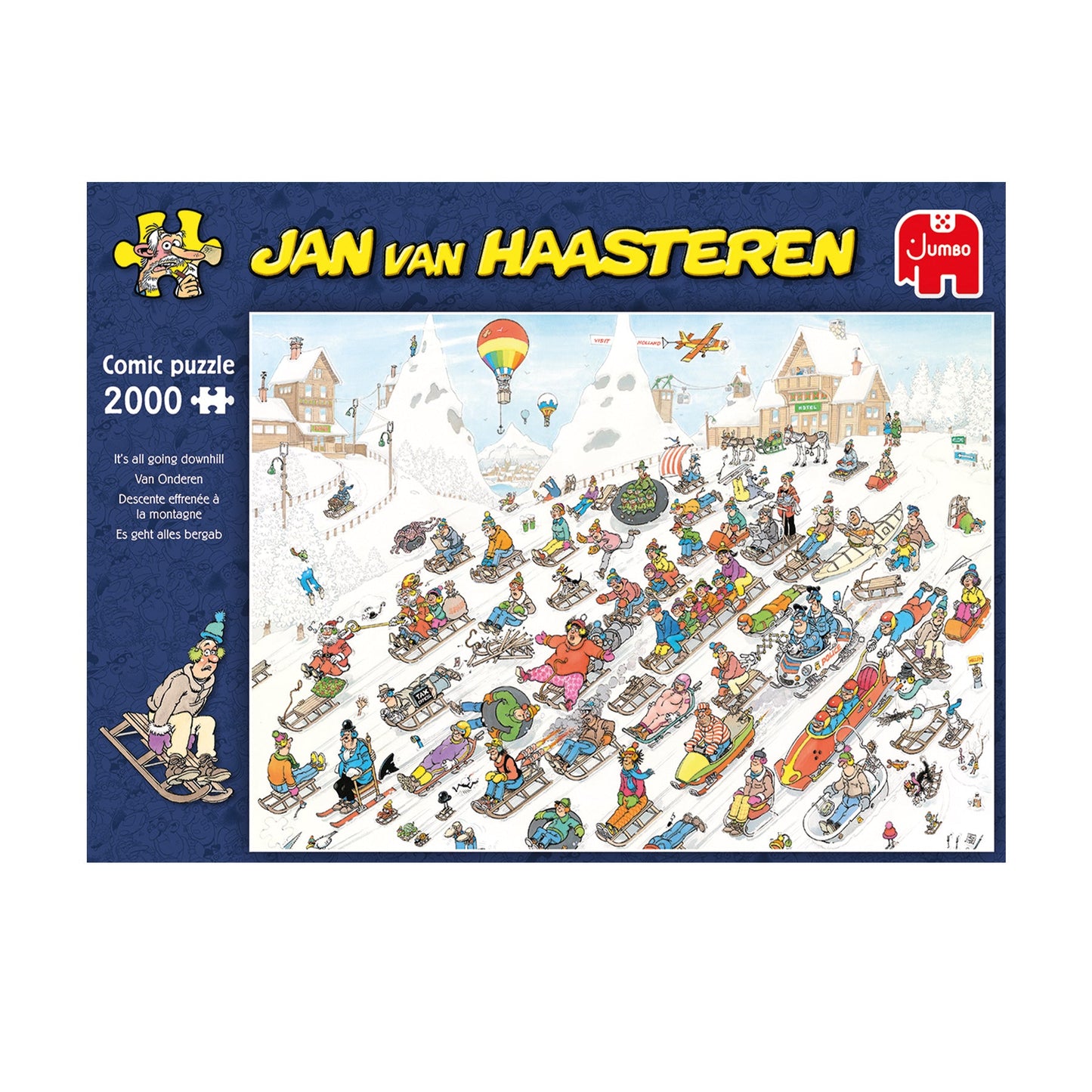 JvH It's all going downhill 2000pcs - product image - Jumboplay.com