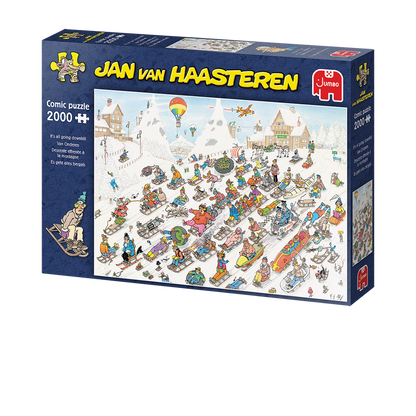 JvH It's all going downhill 2000pcs - product image - Jumboplay.com