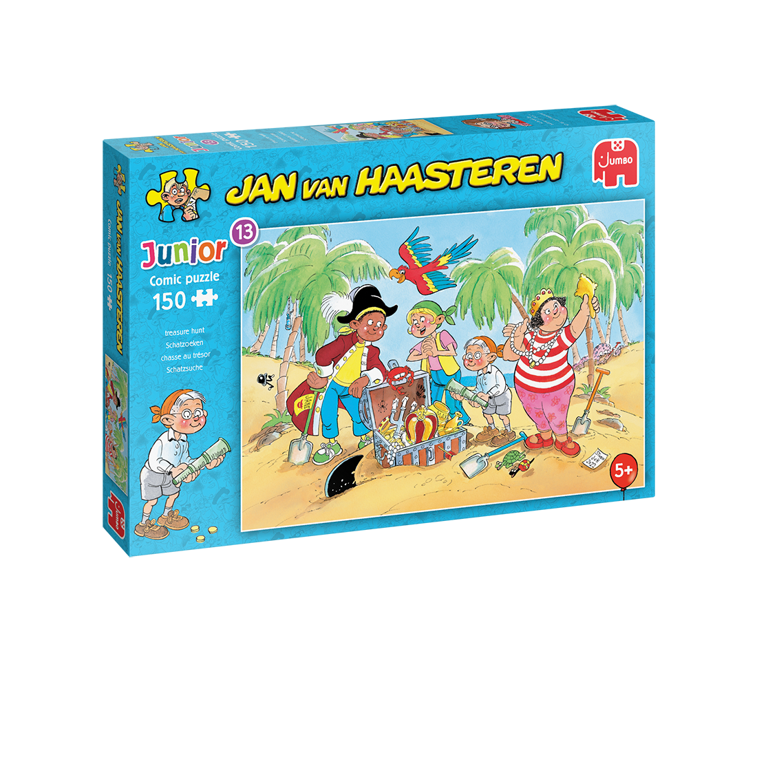 JvH Junior 13 Treasure Hunt 150pcs - product image - Jumboplay.com