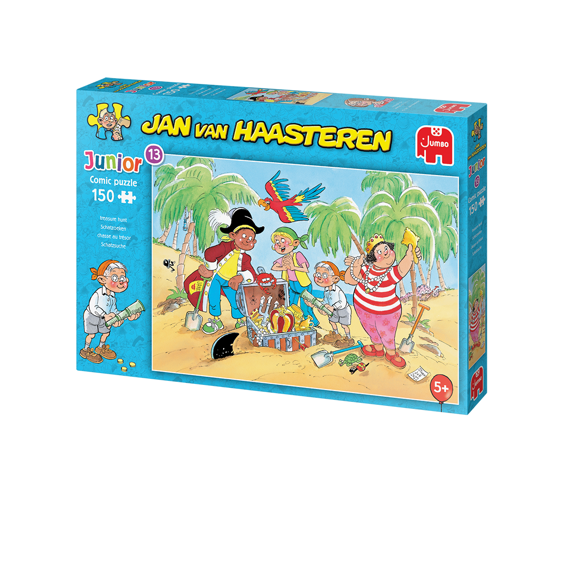 JvH Junior 13 Treasure Hunt 150pcs - product image - Jumboplay.com