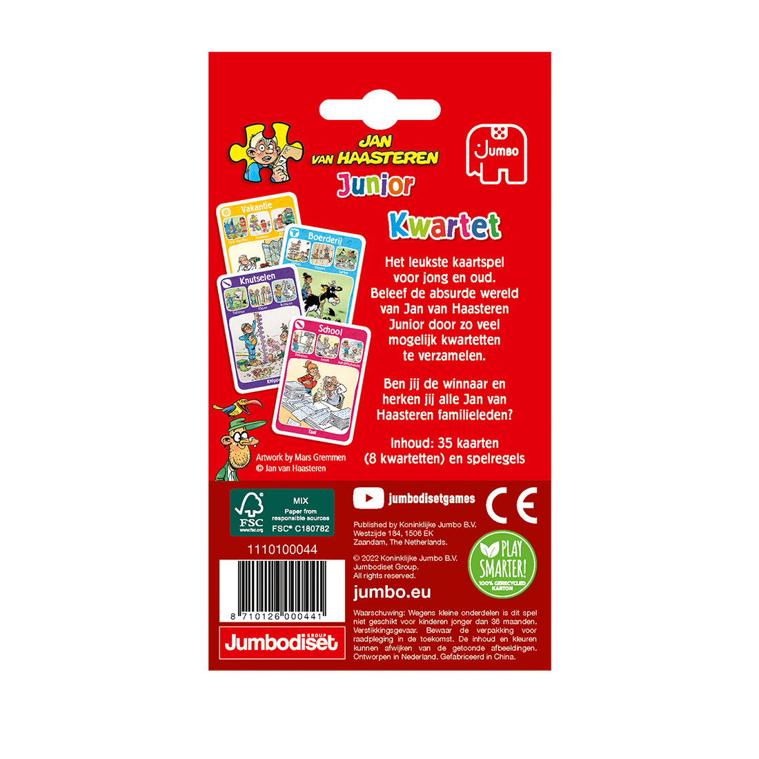 Jan van Haasteren Junior Kwartet - product image - Jumboplay.com