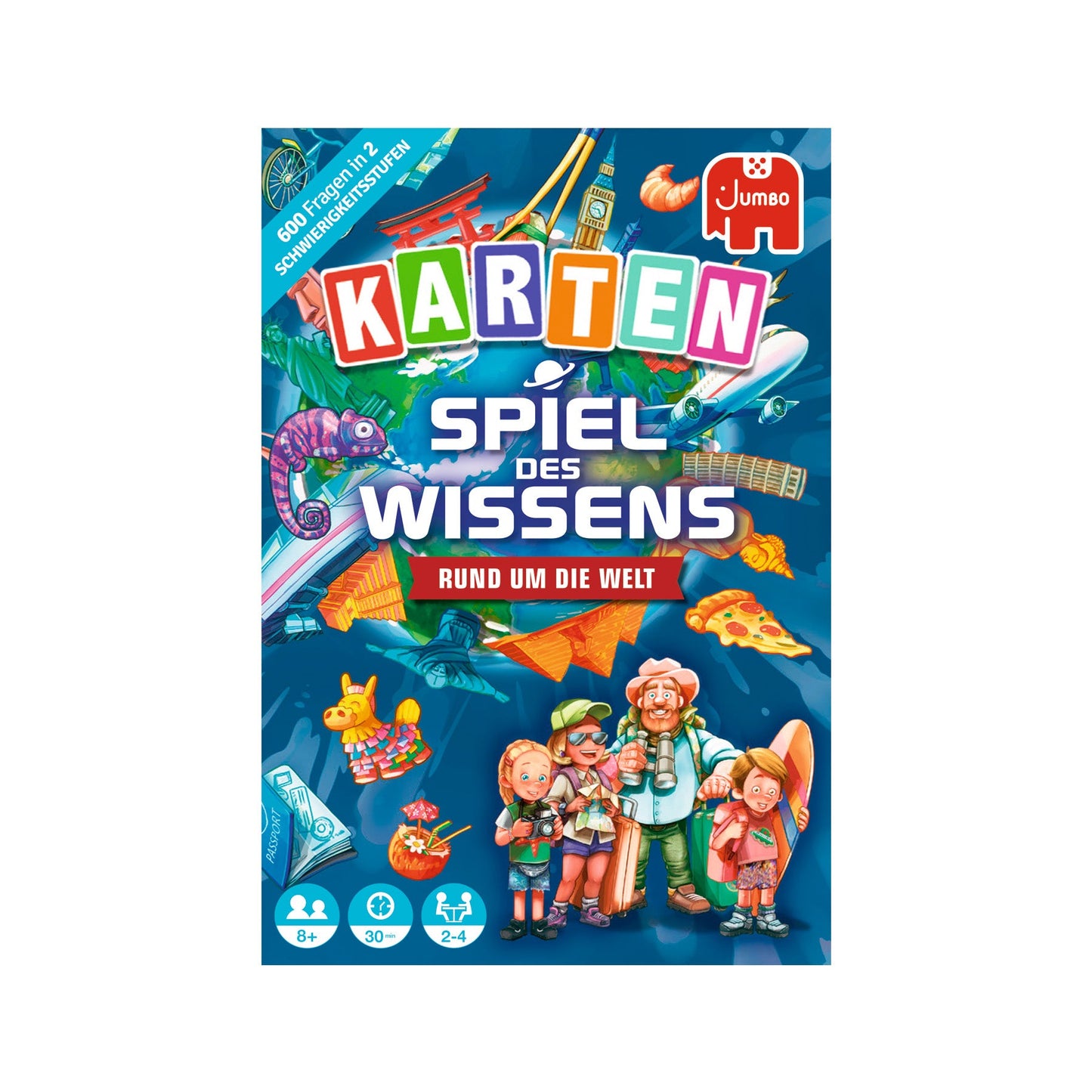Spiel des Wissens Rund um die Welt Kartenspiel - product image - Jumboplay.com