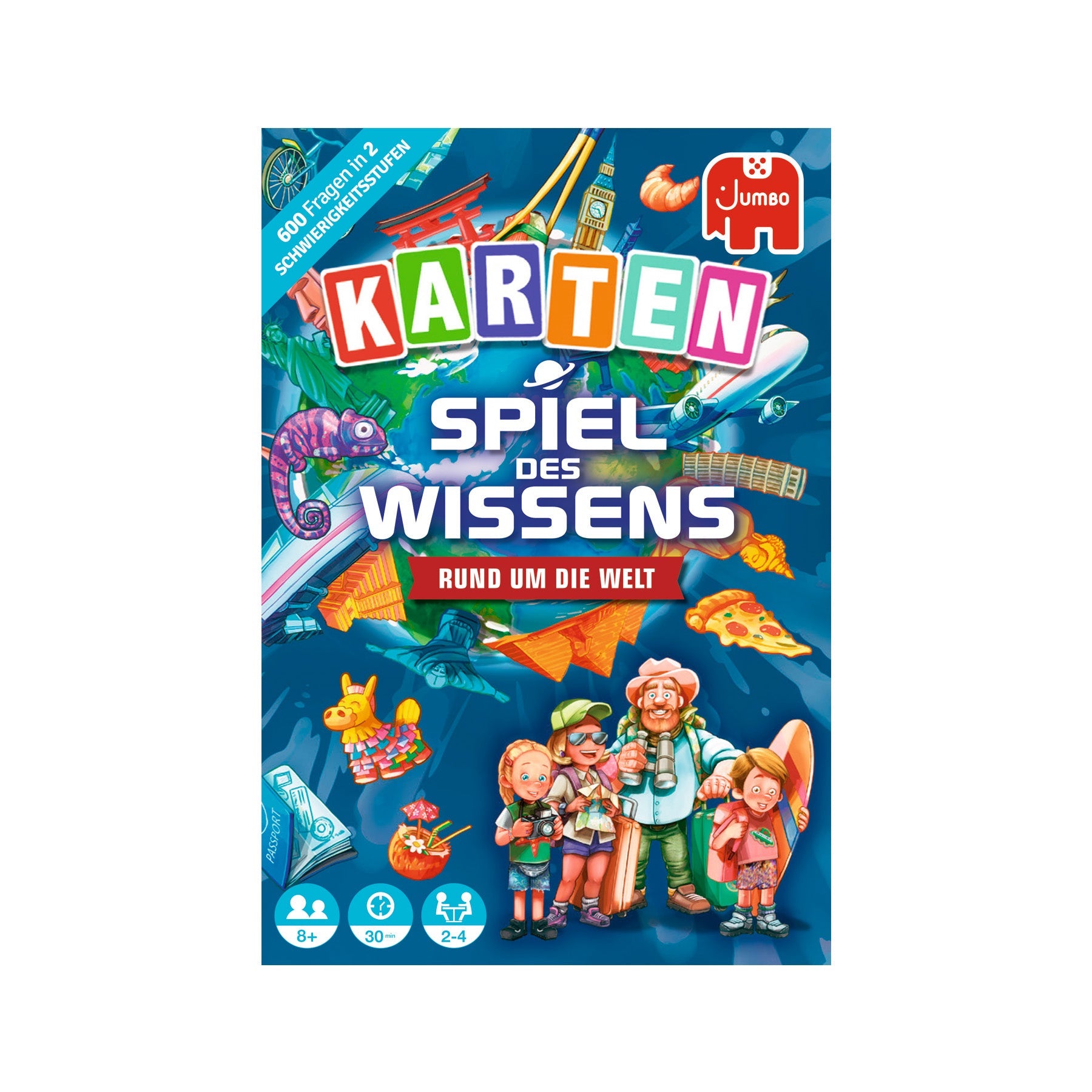 Spiel des Wissens Rund um die Welt Kartenspiel - product image - Jumboplay.com