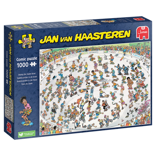 Jan van Haasteren - Riding the Skate Bowl (1000 pieces)