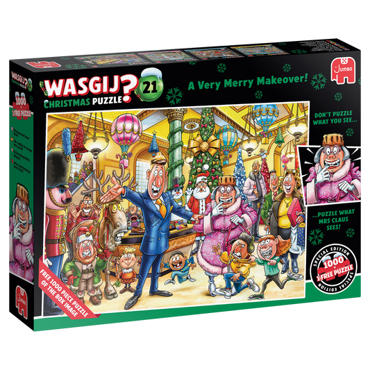 Wasgij Christmas 21 - A Very Merry Makeover! (2x1000 pieces)