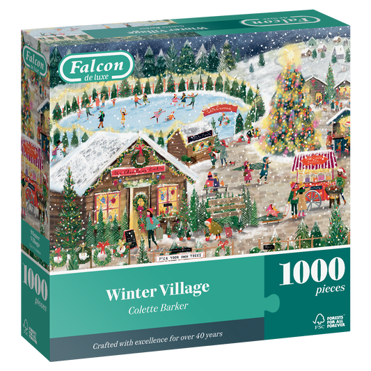 Falcon - Winter Village (1000 stukjes)