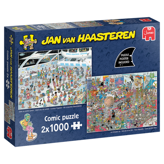 Jan van Haasteren - Give us some space & All dressed up (2x1000 pieces)