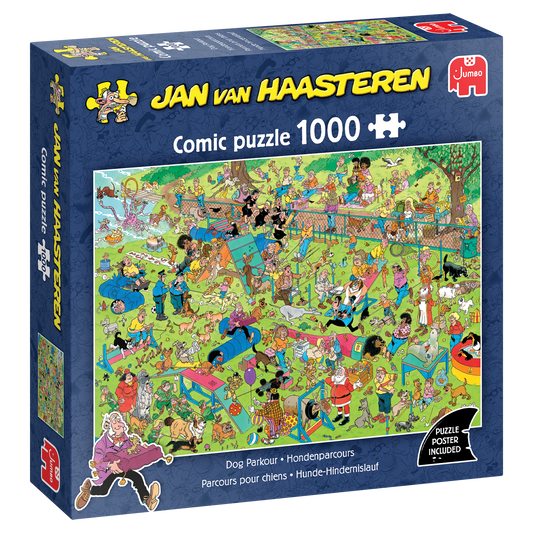 Jan van Haasteren - Dog Parkour (1000 pieces)