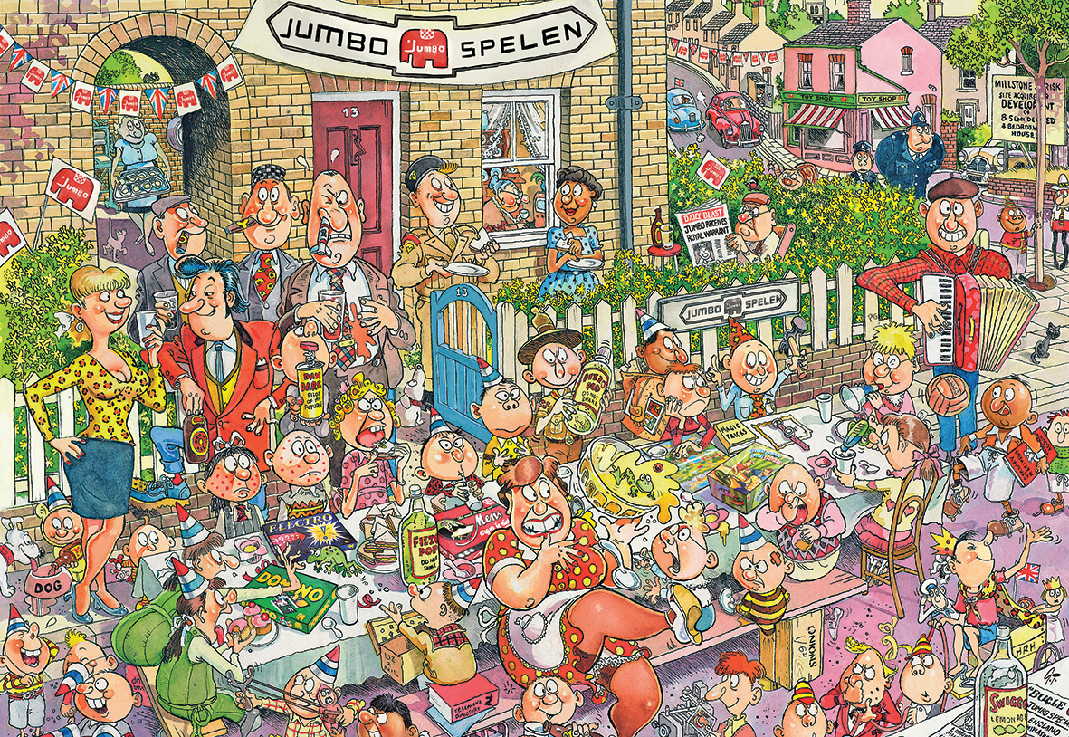 Wasgij Destiny 170 Years of Jumbo! 1000pcs - product image - Jumboplay.com