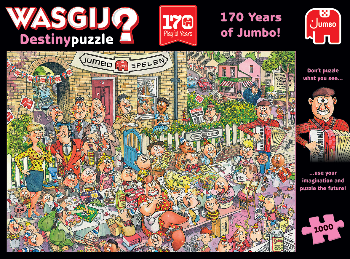 Wasgij Destiny 170 Years of Jumbo! 1000pcs - product image - Jumboplay.com