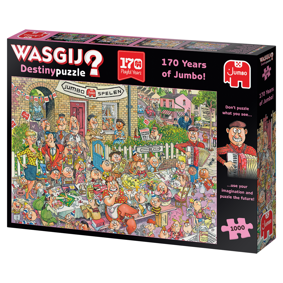 Wasgij Destiny 170 Years of Jumbo! 1000pcs - product image - Jumboplay.com
