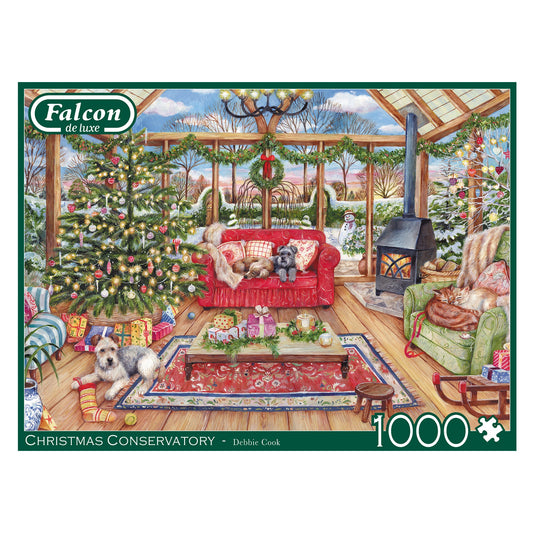 Falcon - The Christmas Conservatory (1000 pieces) - product image - Jumboplay.com