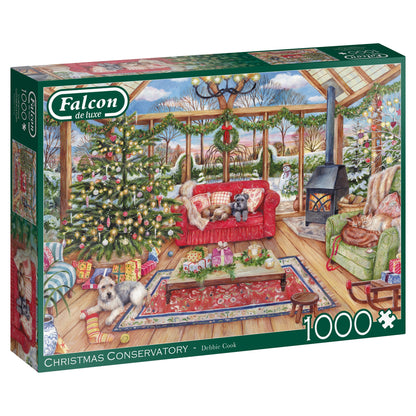 Falcon - The Christmas Conservatory (1000 pieces) - product image - Jumboplay.com