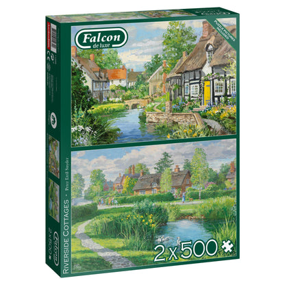 Falcon - Riverside Cottages (2x500 pieces) - product image - Jumboplay.com