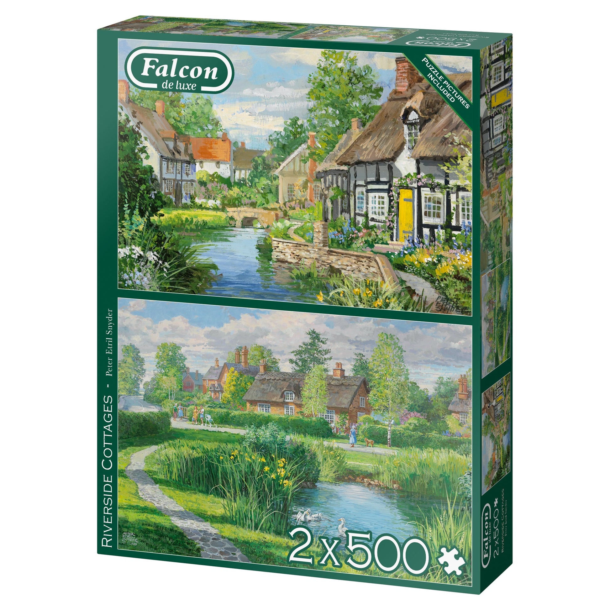 Falcon - Riverside Cottages (2x500 pieces) - product image - Jumboplay.com