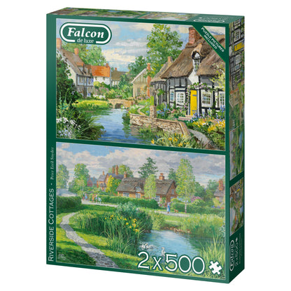 Falcon - Riverside Cottages (2x500 pieces) - product image - Jumboplay.com