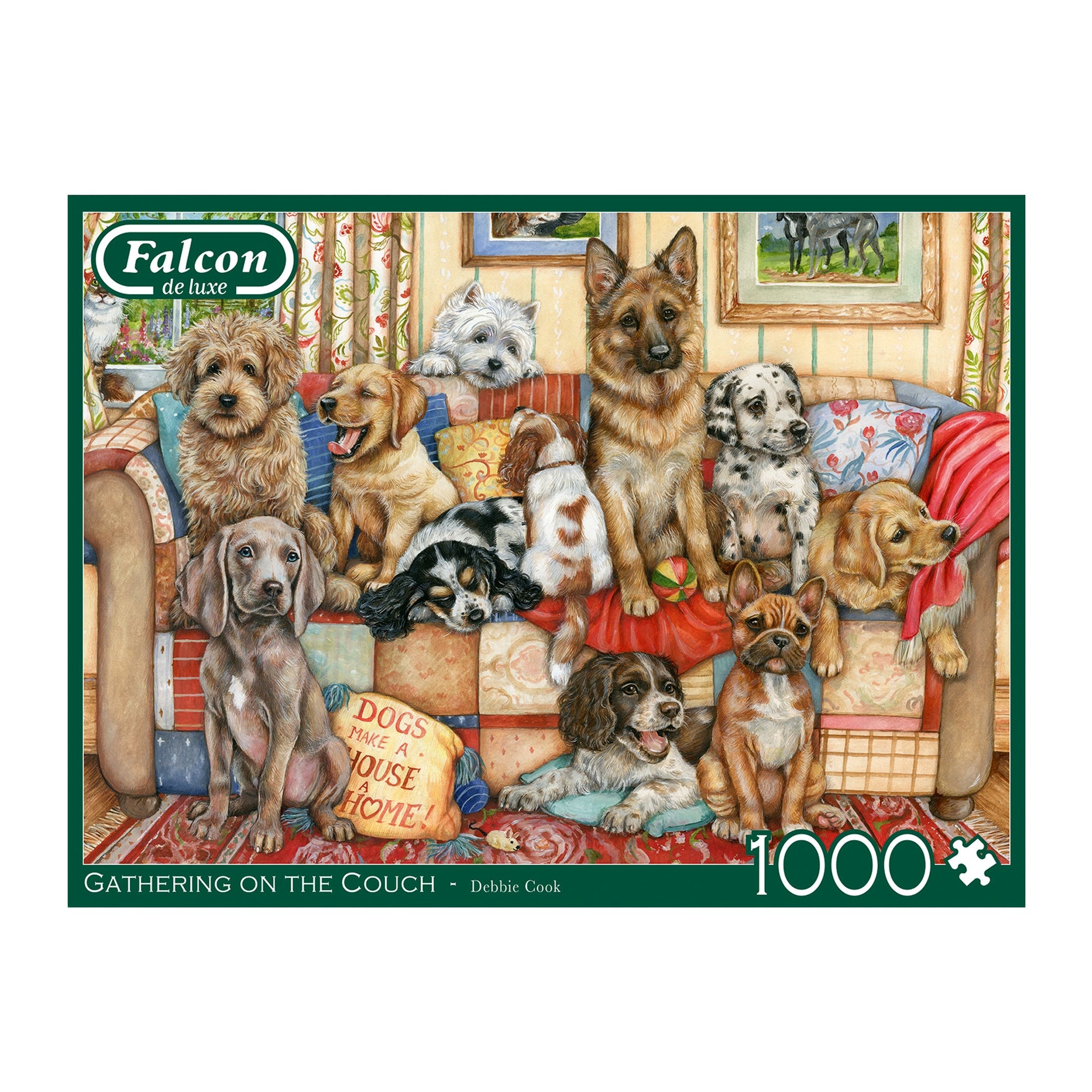 Falcon - Gathering on the Couch (1000 pieces) - product image - Jumboplay.com